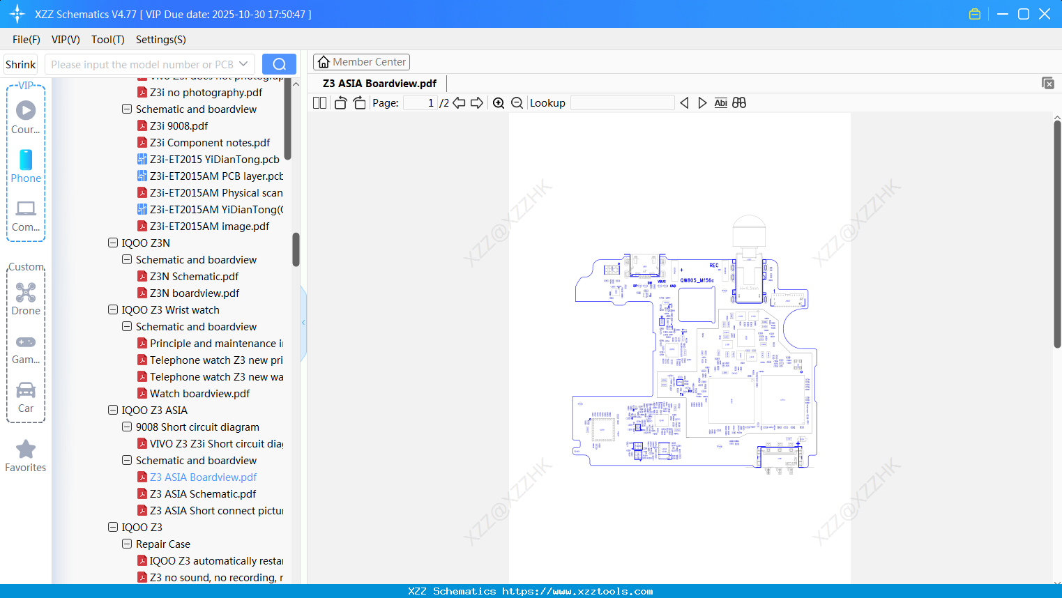 VIVO Z3 ASIA Boardview